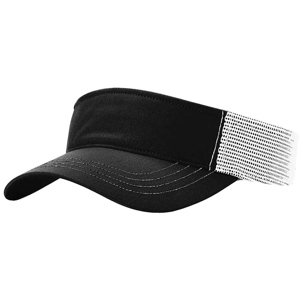Richardson 712 Leather Patch Visor  Richardson Black/White