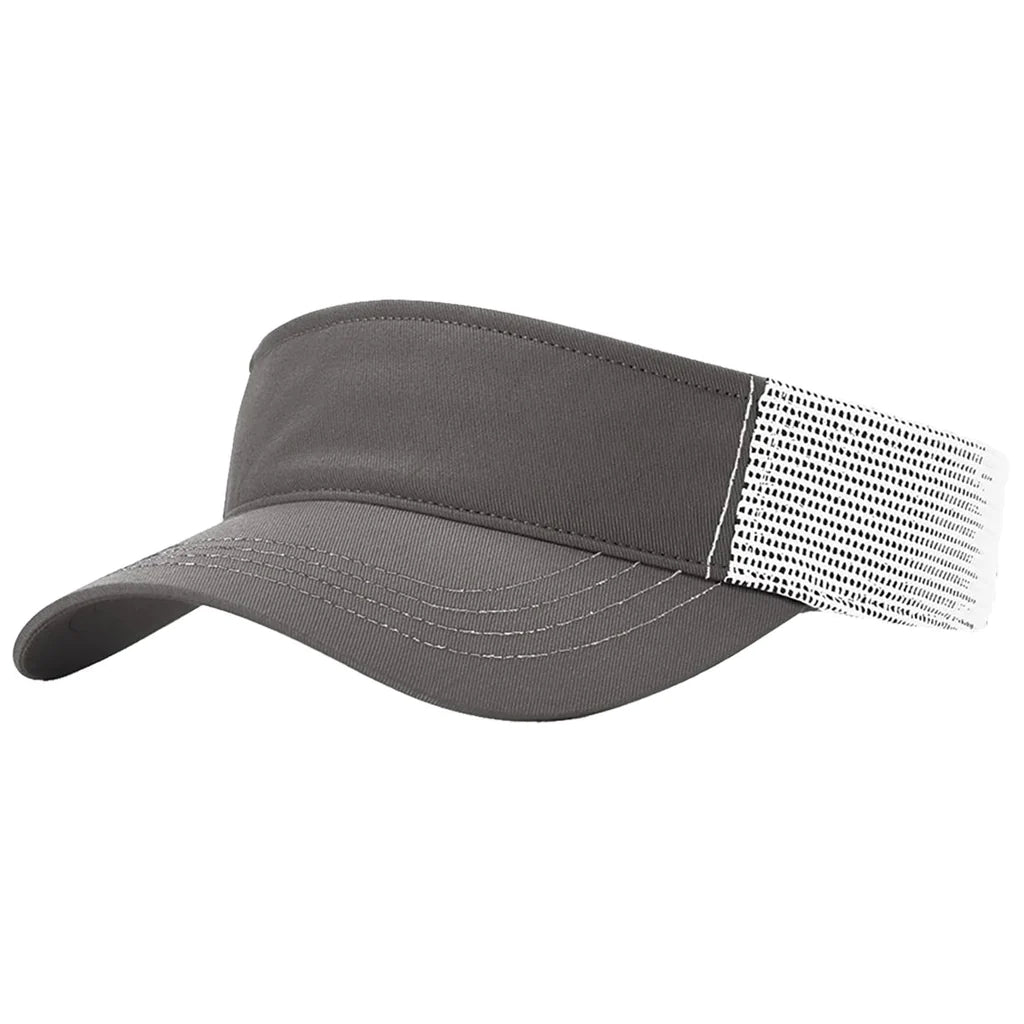 Richardson 712 Leather Patch Visor Richardson Gray/White