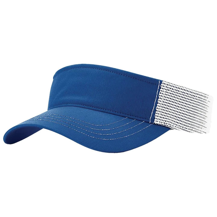 Richardson 712 Leather Patch Visor Richardson Royal/White