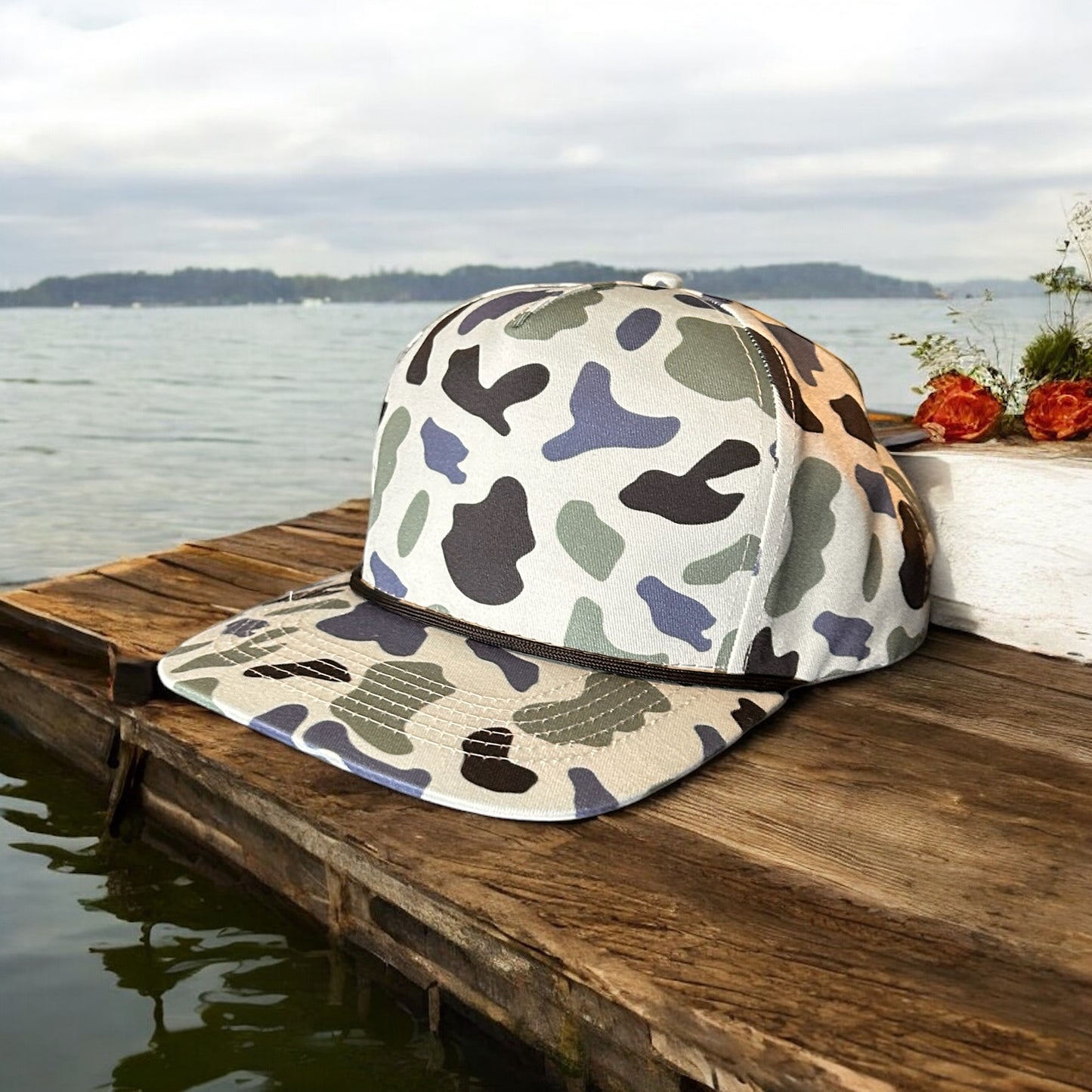 blank duck camo hats