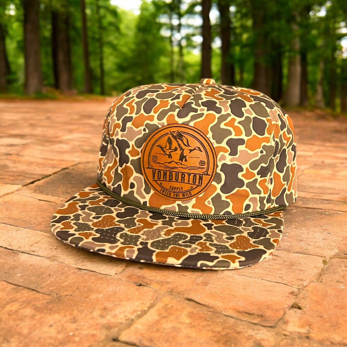 Custom Duck Camo Rope Hat Fall Creeper Camo Hat Von Burton Supply