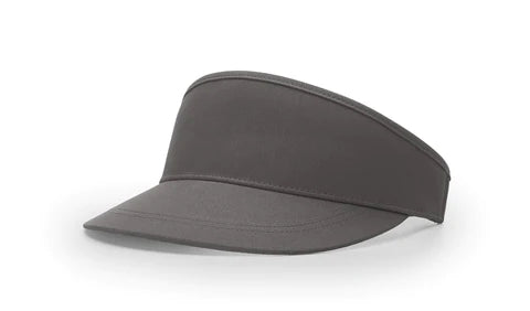 Richardson 715 Golf Leather Patch Visor Golf Visor Richardson Charcoal