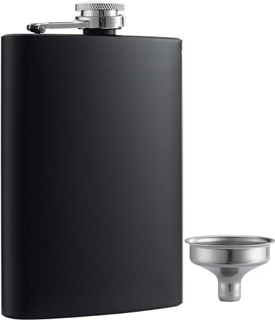 Custom Engraved Stainless Steel Whisky Flask Flask Von Burton Supply Co.