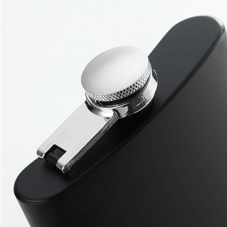 Custom Engraved Stainless Steel Whisky Flask Flask Von Burton Supply Co.