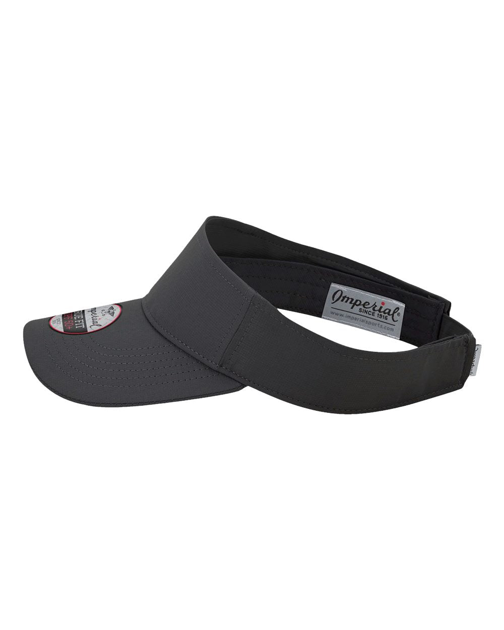 Imperial Phoenix Leather Patch Visor Visor Imperial Dark Grey
