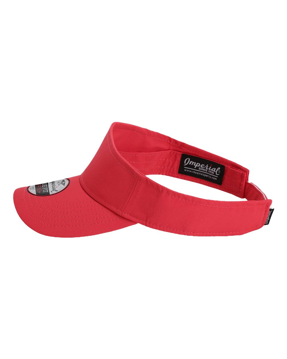 Imperial Phoenix Leather Patch Visor Visor Imperial Nantucket Red