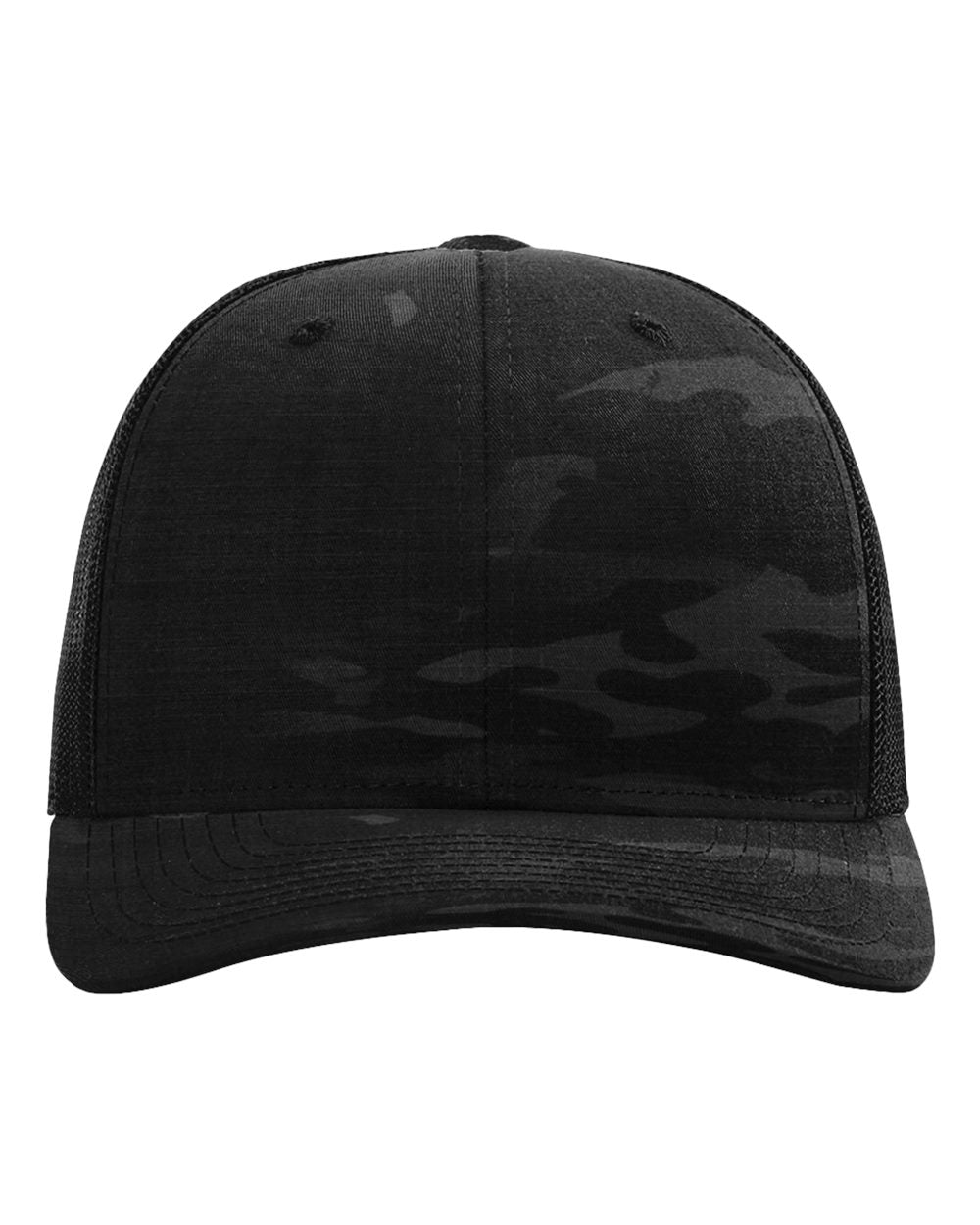 Richardson 862 Tactical Multicam Leather Patch Hat Richardson Multicam/Black