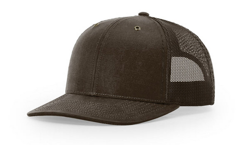 Richardson 112 WF Freemont Leather Patch Hat Hat Richardson Brown