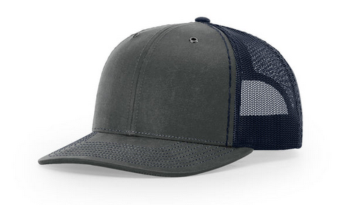 Richardson 112 WF Freemont Leather Patch Hat Hat Richardson Navy