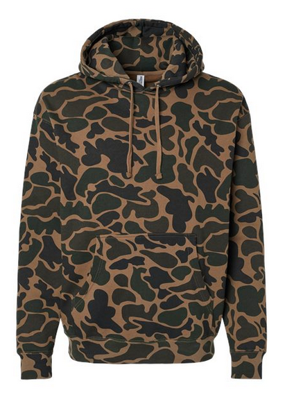 Vintage Duck Camo Hoodie Independent Trading Co. S