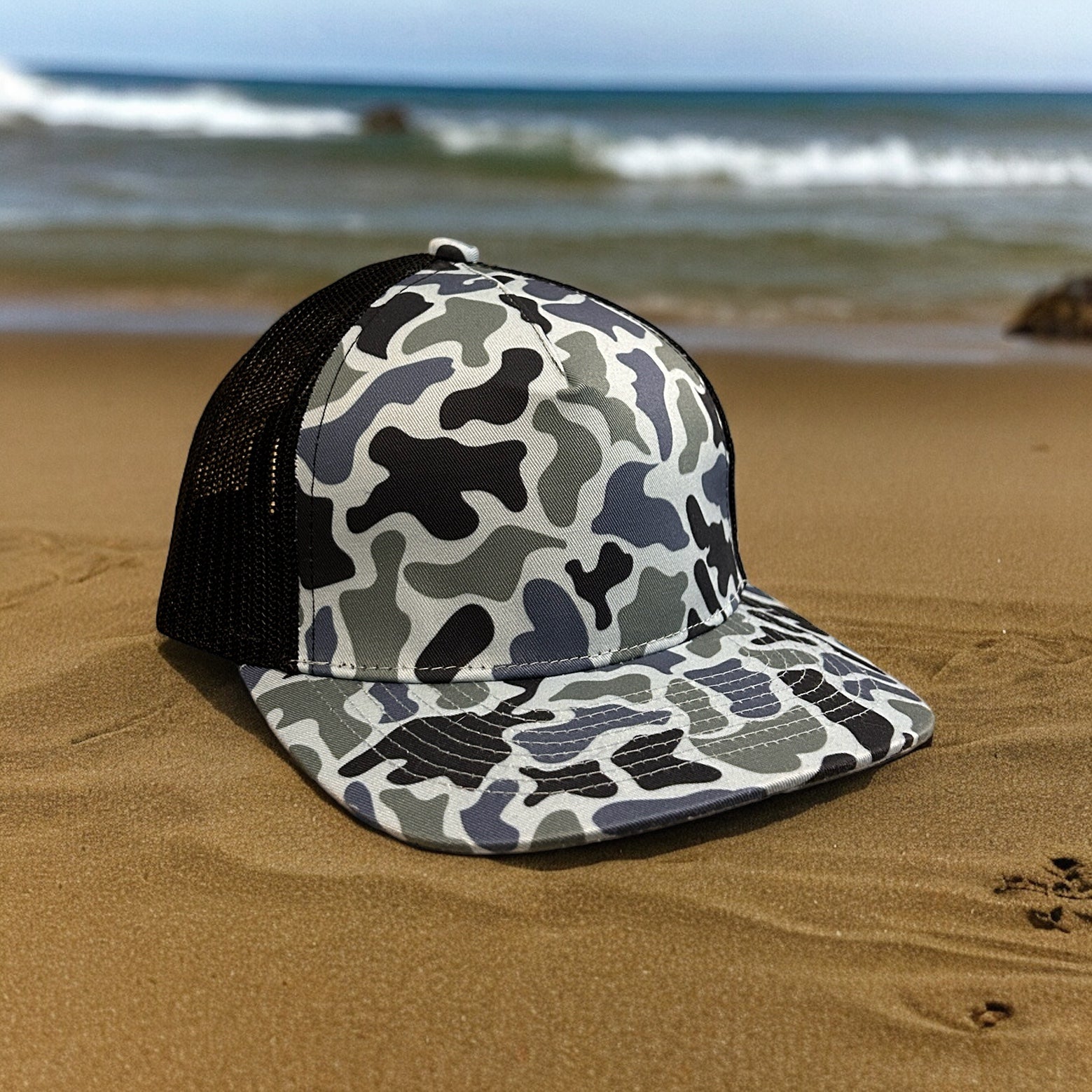 Duck Camo Trucker Hat Saltwater Camo Hat Von Burton Supply
