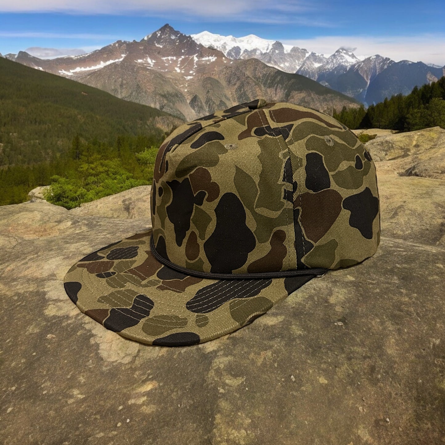 Vintage Duck Camo Rope Hat Platte River Camo Rope Hat Von Burton Supply