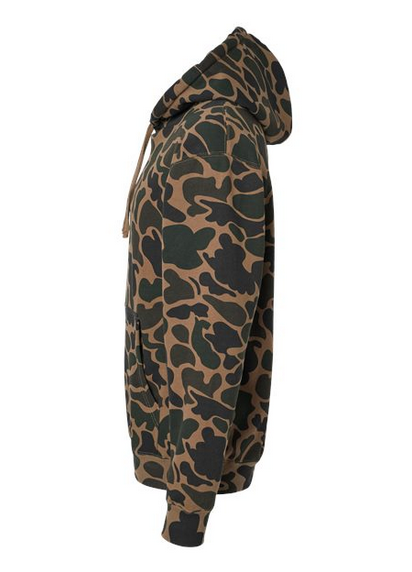 Vintage Duck Camo Hoodie Independent Trading Co.