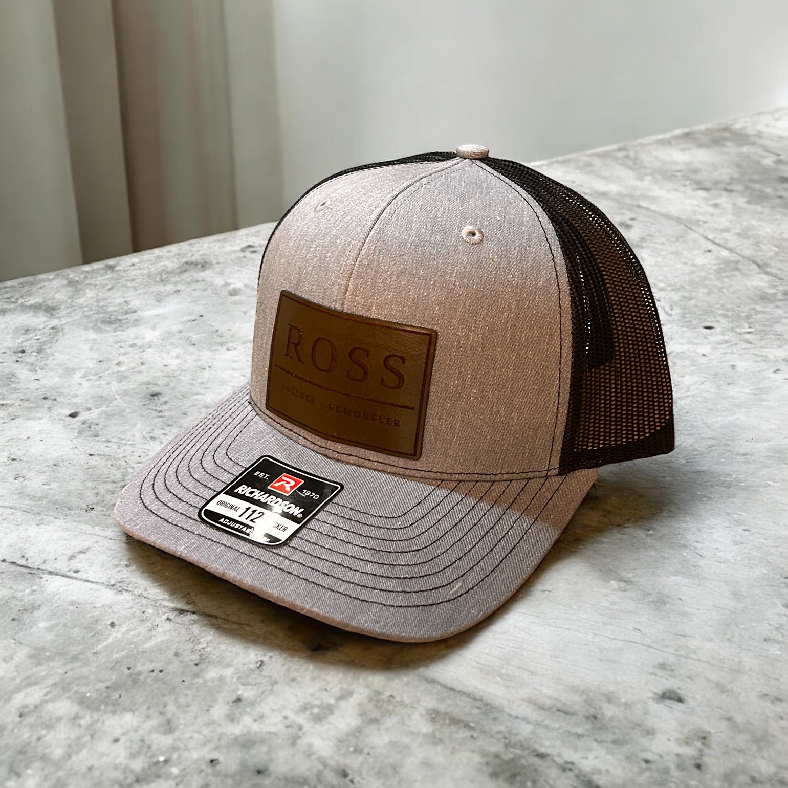 Richardson 112 Custom Leather Patch Hats Hat Richardson