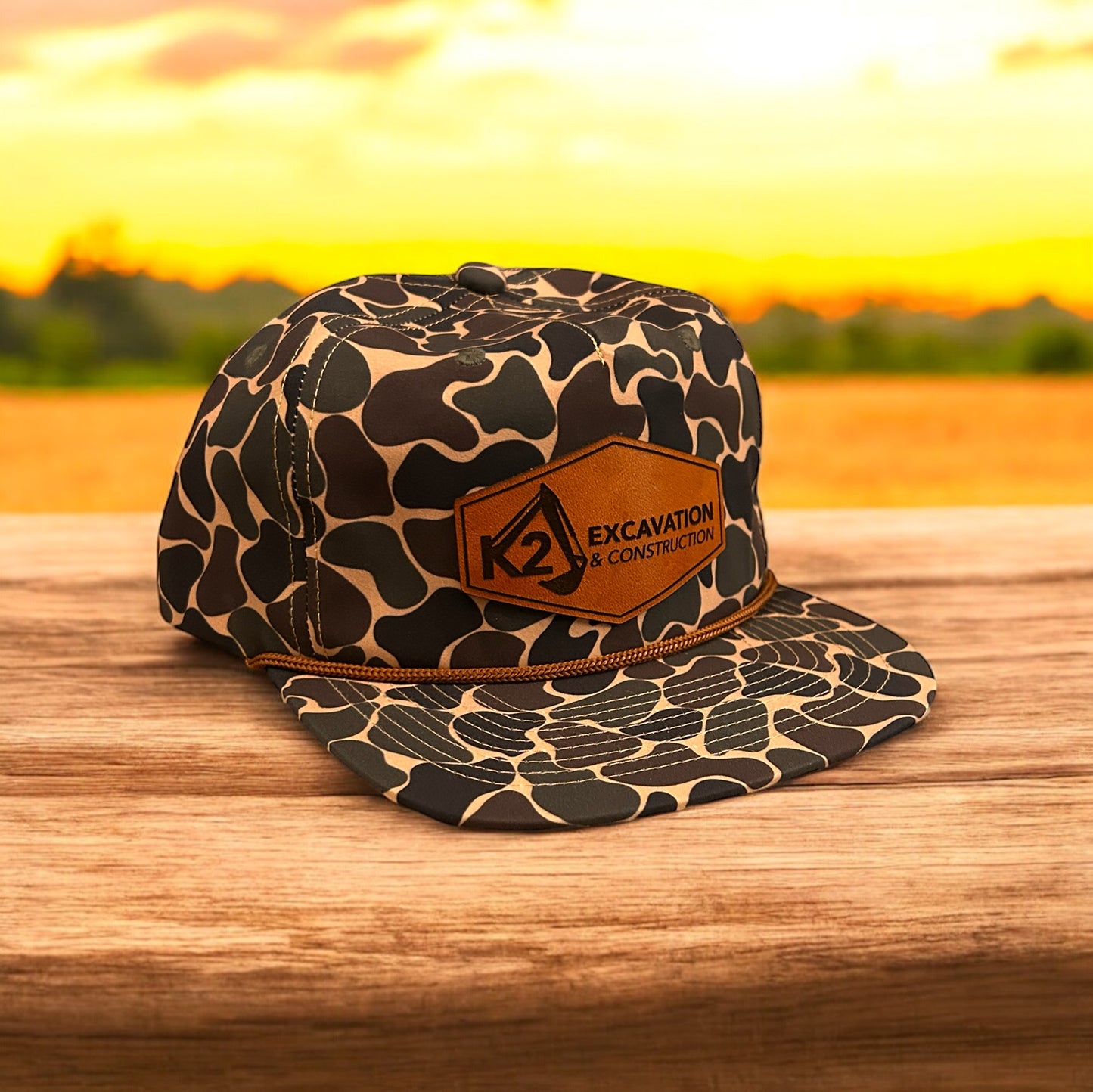 Valley Creeper Brown Duck Camo Rope Hat Von Burton Supply Co.