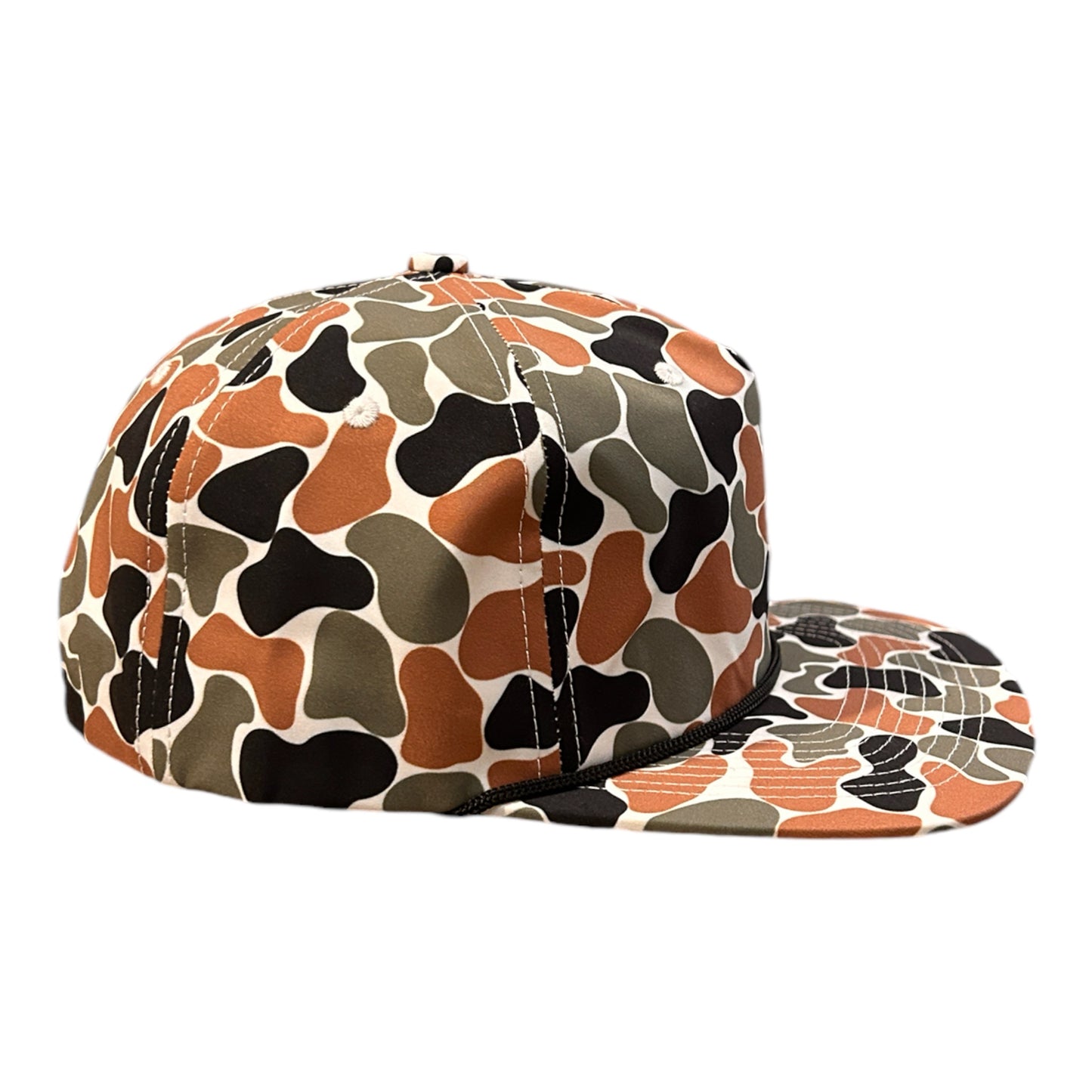 Custom Salmon Creek Duck Camo Rope Hat Hat Von Burton Supply Co.