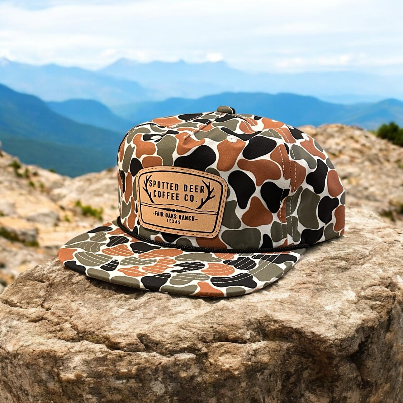 Custom Salmon Creek Duck Camo Rope Hat Hat Von Burton Supply Co.