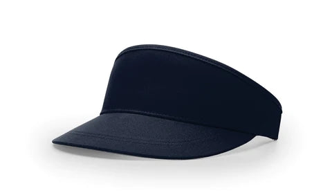 Richardson 715 Golf Leather Patch Visor Golf Visor Richardson Navy