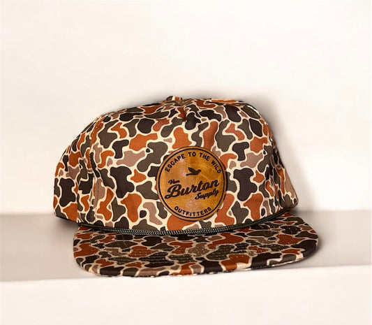Custom Duck Camo Rope Hat Fall Creeper Camo Hat Von Burton Supply