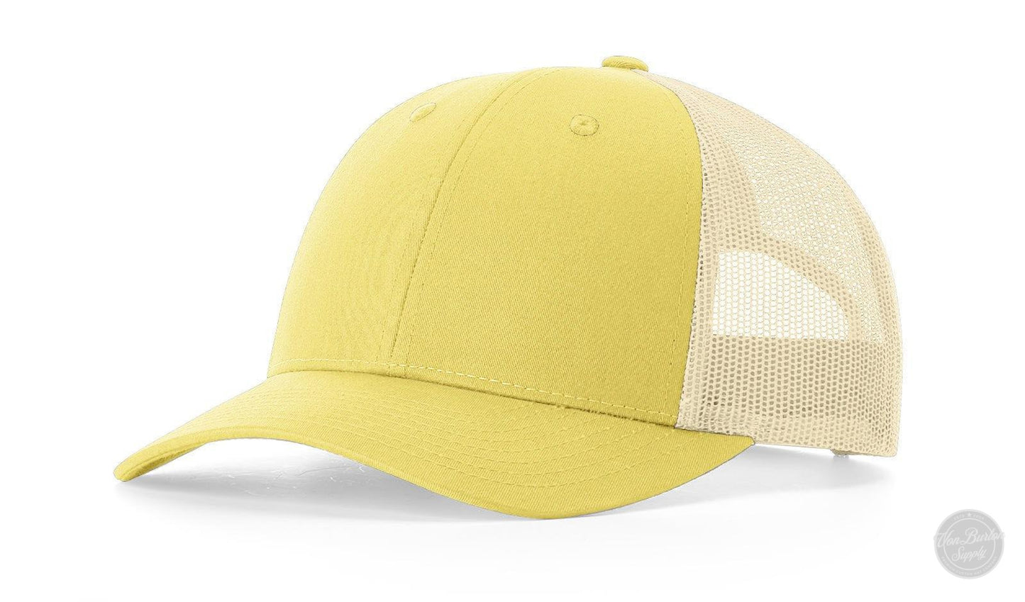 Richardson 115 LP Leather Patch Hat Richardson 115 LP Richardson Banana/Birch