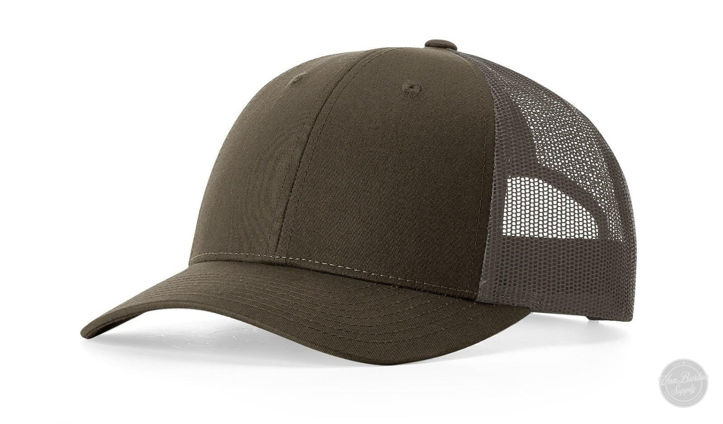 Richardson 115 LP Leather Patch Hat Richardson 115 LP Richardson Chocolate Chip/Graish Brown