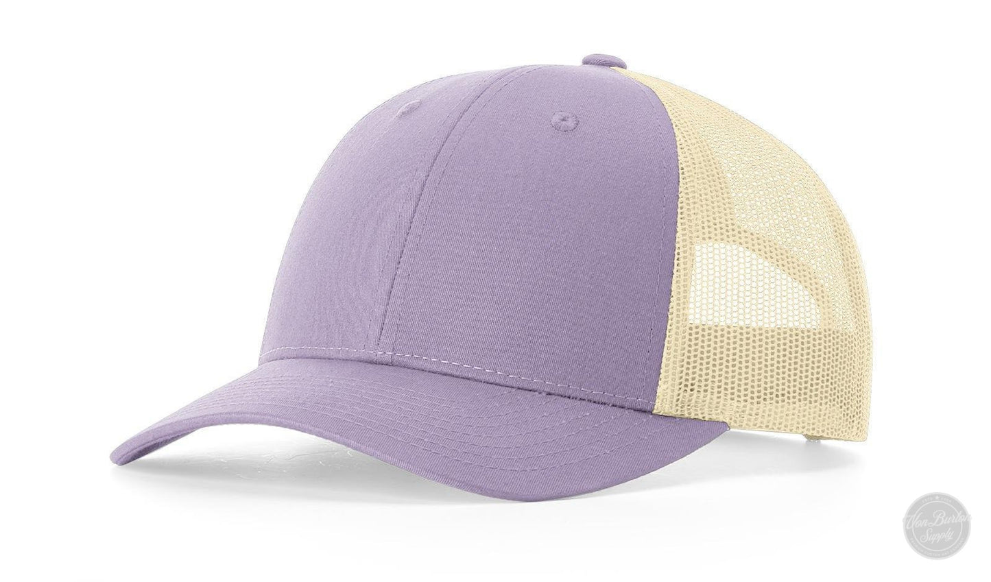 Richardson 115 LP Leather Patch Hat Richardson 115 LP Richardson Lilac/Birch