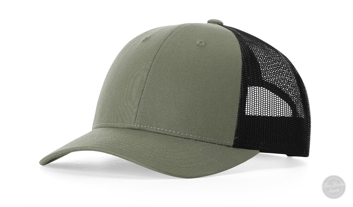 Richardson 115 LP Leather Patch Hat Richardson 115 LP Richardson Loden/Black