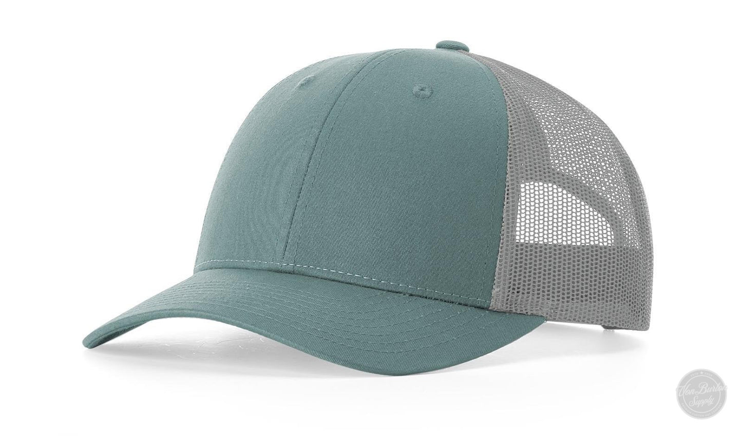 Richardson 115 LP Leather Patch Hat Richardson 115 LP Richardson Smoke Blue/Aluminum