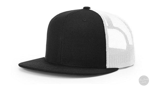 Richardson 511 Leather Patch Hat Hat Richardson Black/White