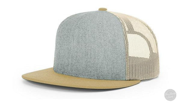 Richardson 511 Leather Patch Hat Hat Richardson Heather/Birch/Biscut