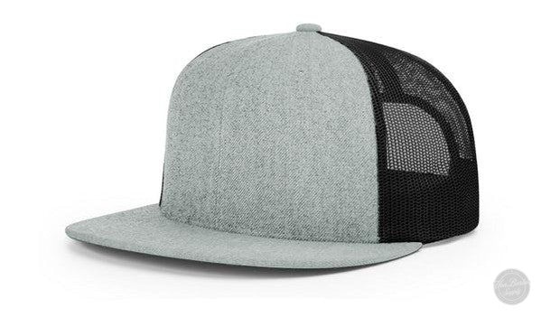 Richardson 511 Leather Patch Hat Hat Richardson Heather/Black