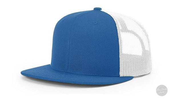 Richardson 511 Leather Patch Hat Hat Richardson Royal Blue/White