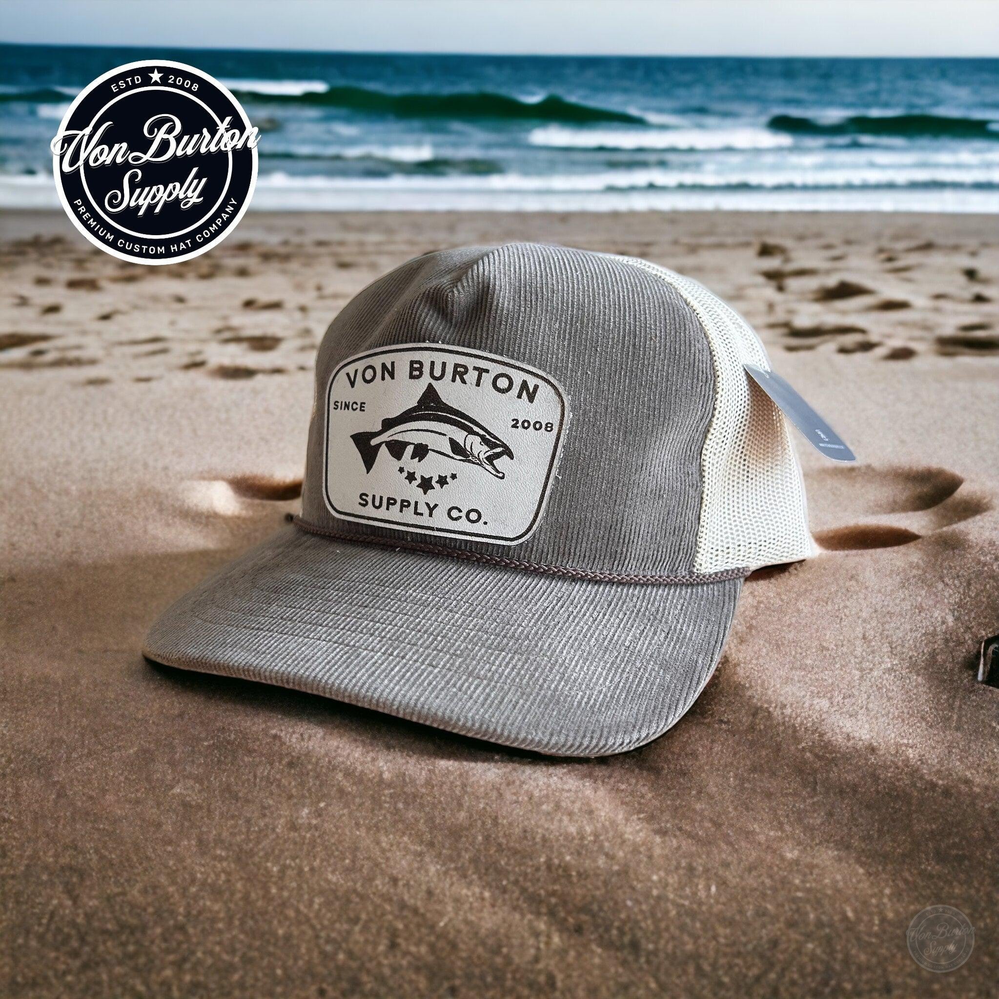 Custom Yupoong Leather Patch Hats – Von Burton Supply