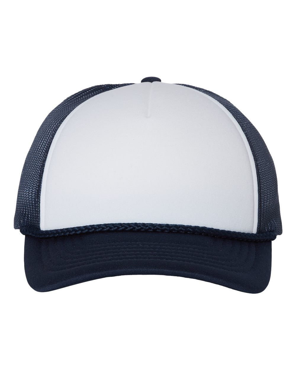 Richardson 213 LP Foamie Leather Patch Hat Hat Richardson White/Navy
