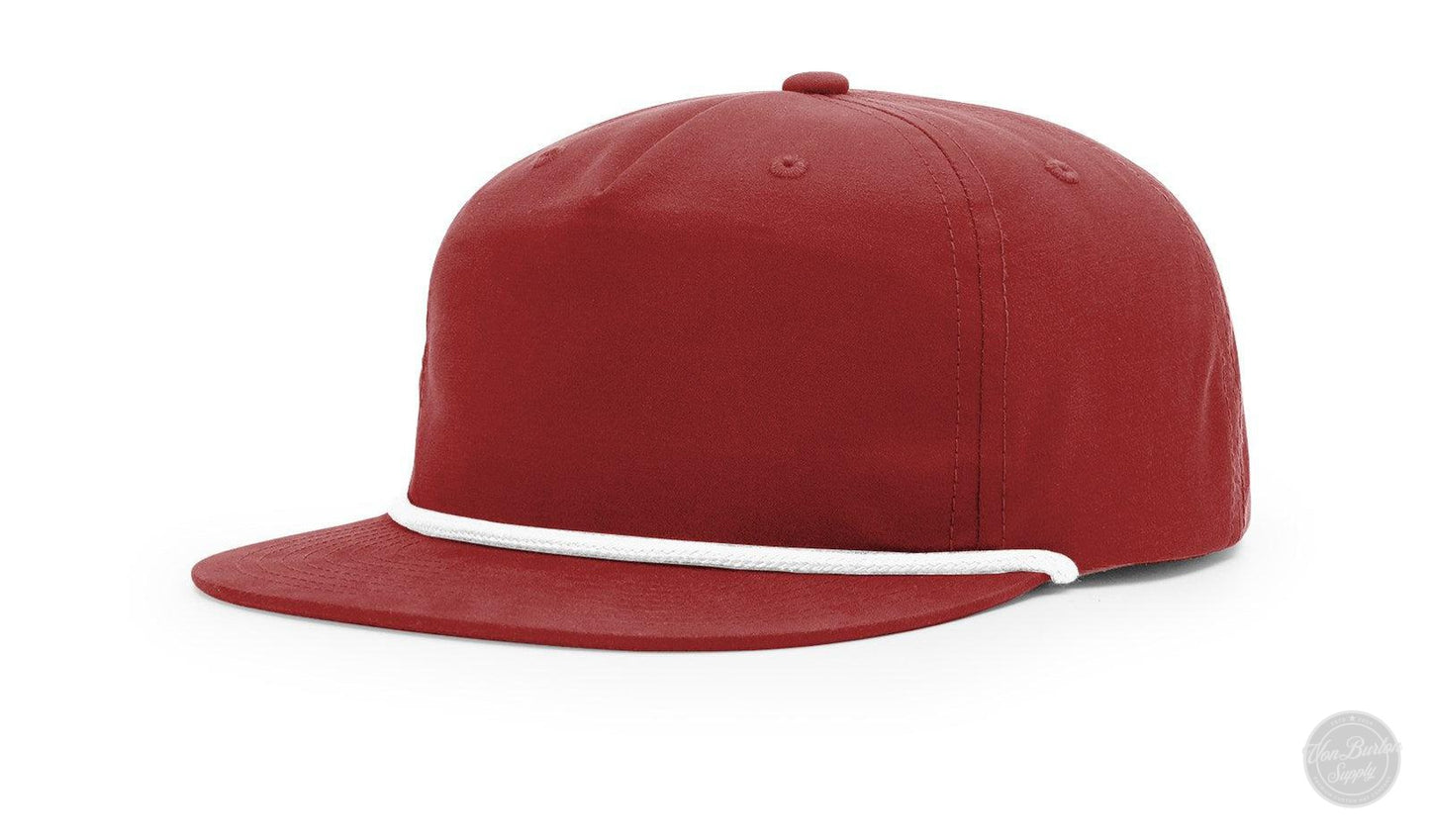 Richardson 256 Umpqua Rope Leather Patch Hat Hat Richardson Cardinal