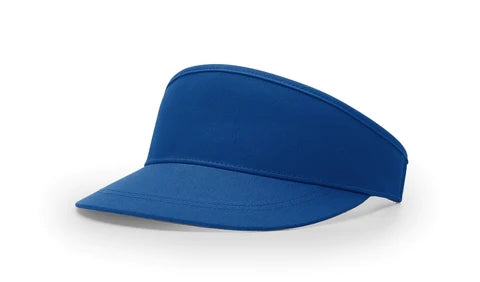 Richardson 715 Golf Leather Patch Visor Golf Visor Richardson Royal Blue