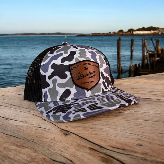Classic Duck Camo Saltwater Trucker Hat Camo Hat Von Burton Supply