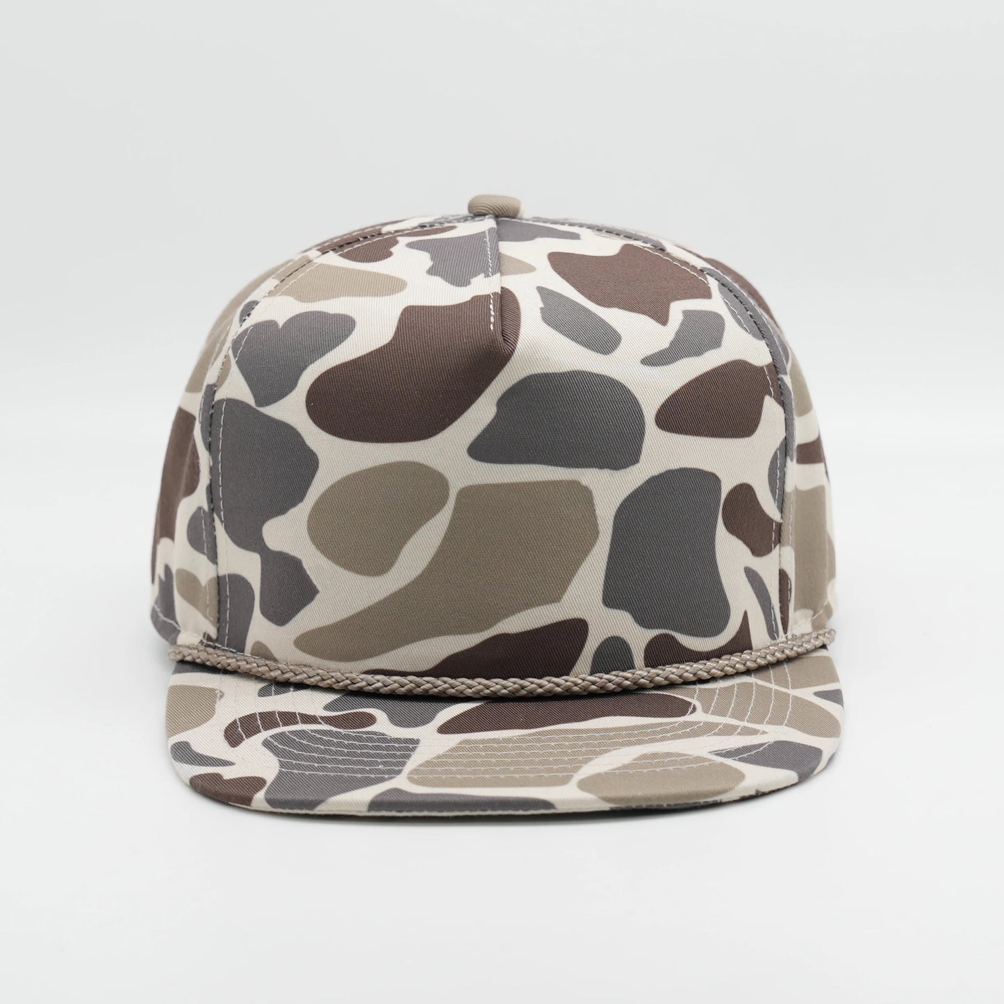 Custom Steelhead Creeper Duck Camo Five Panel Rope Hat Camo Rope Hat Von Burton Supply