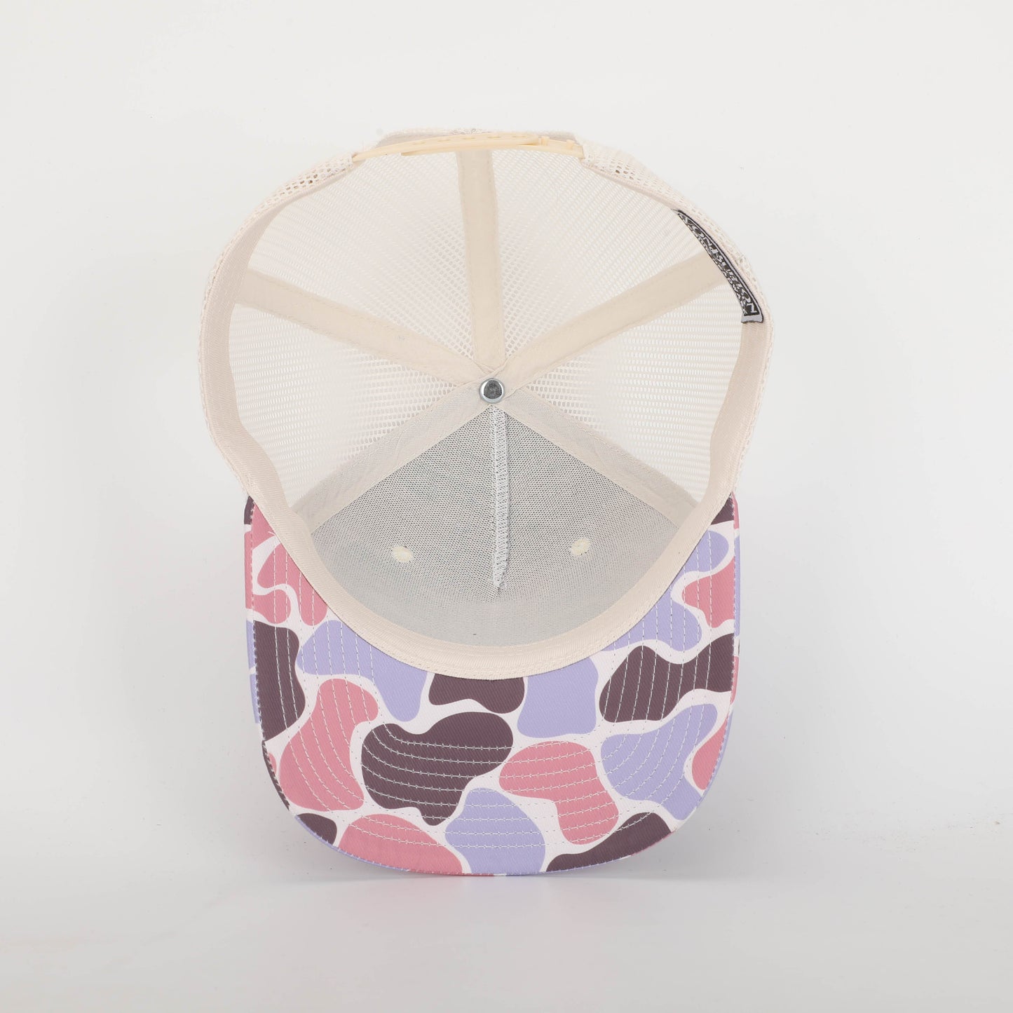 Coral Tide Creeper Duck Camo Five Panel Trucker Hat Von Burton Supply
