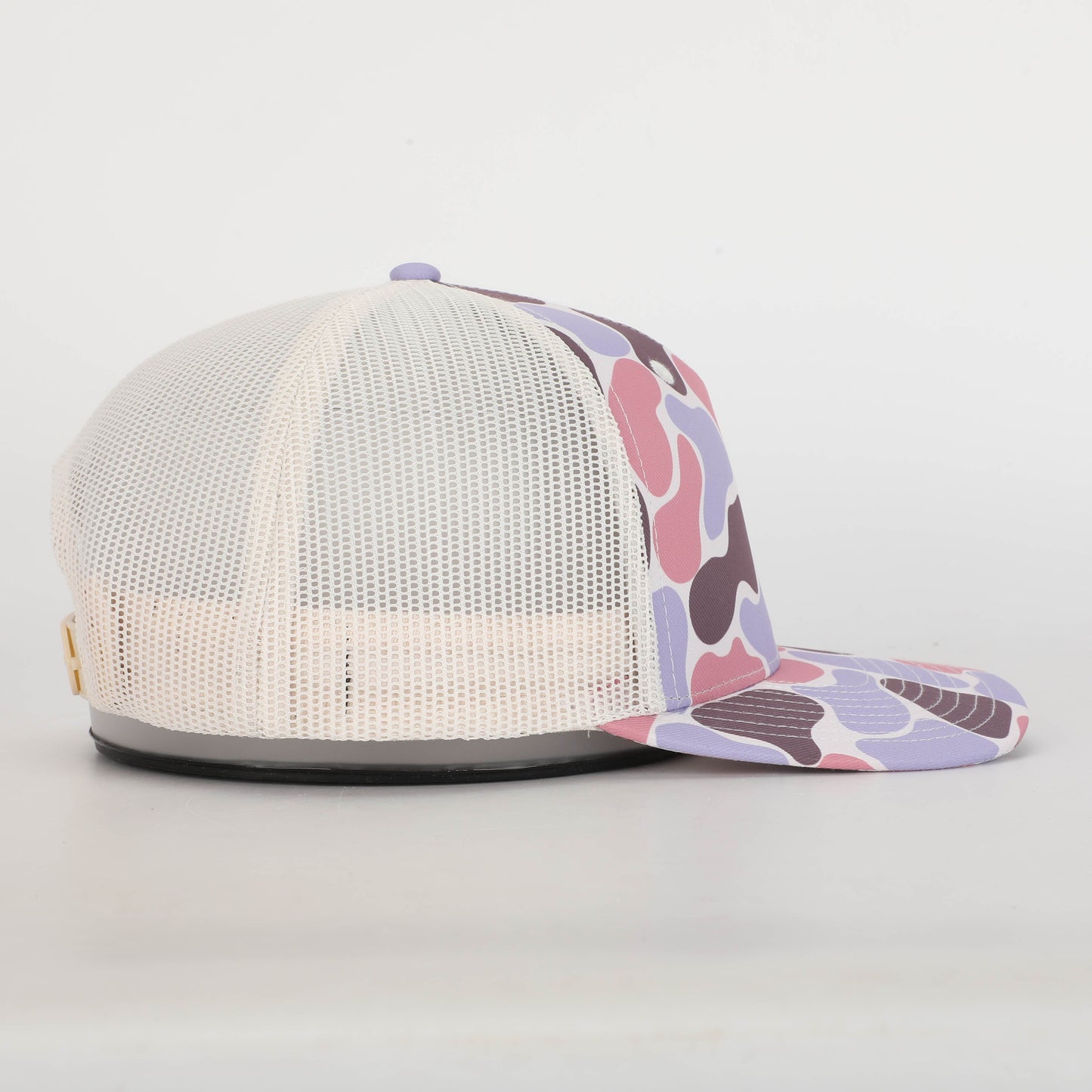 Coral Tide Creeper Duck Camo Five Panel Trucker Hat Von Burton Supply
