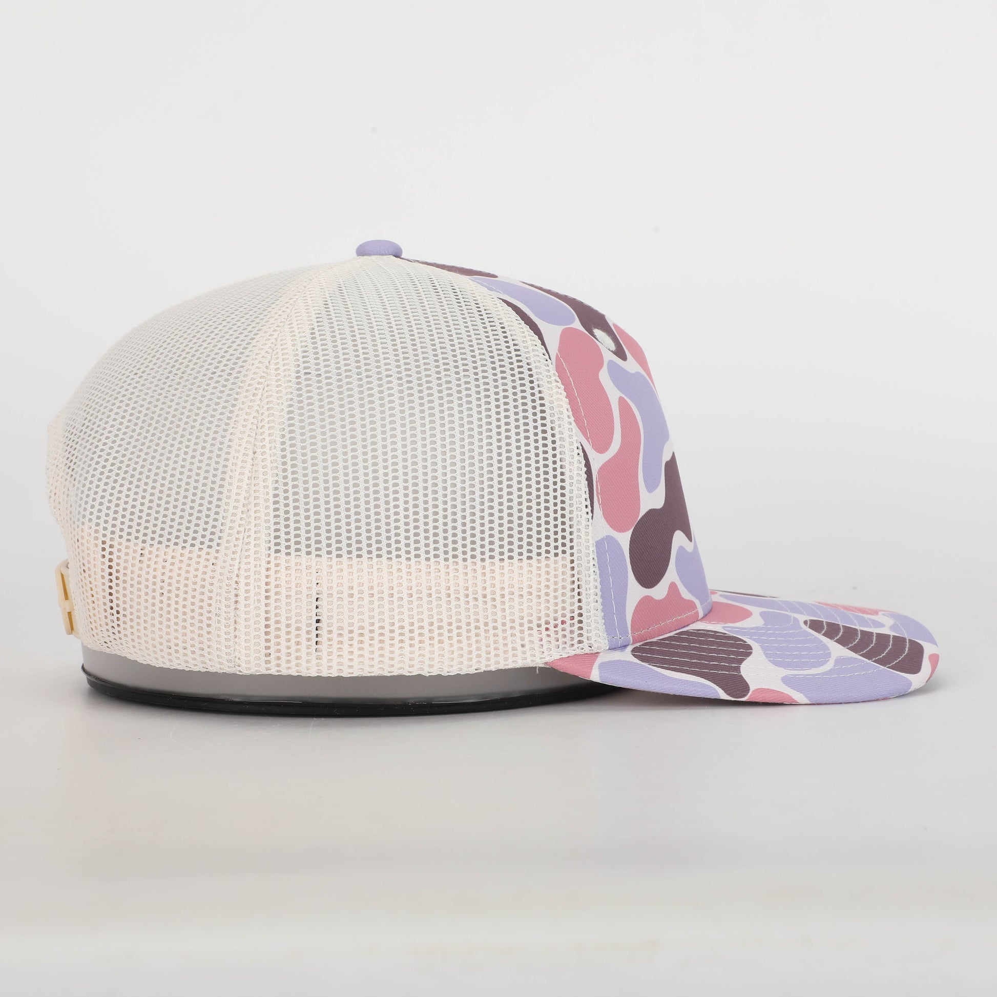 Coral Tide Creeper Duck Camo Five Panel Trucker Hat  Von Burton Supply