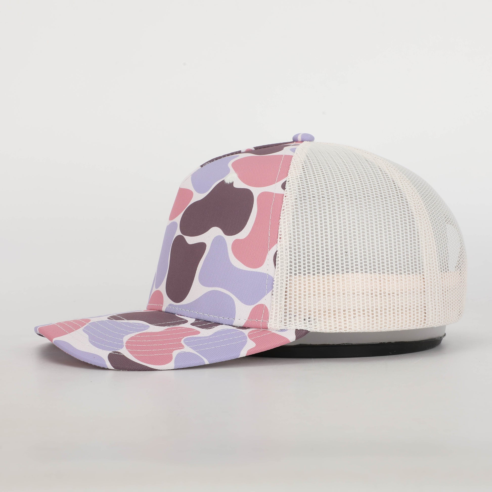 Coral Tide Creeper Duck Camo Five Panel Trucker Hat  Von Burton Supply