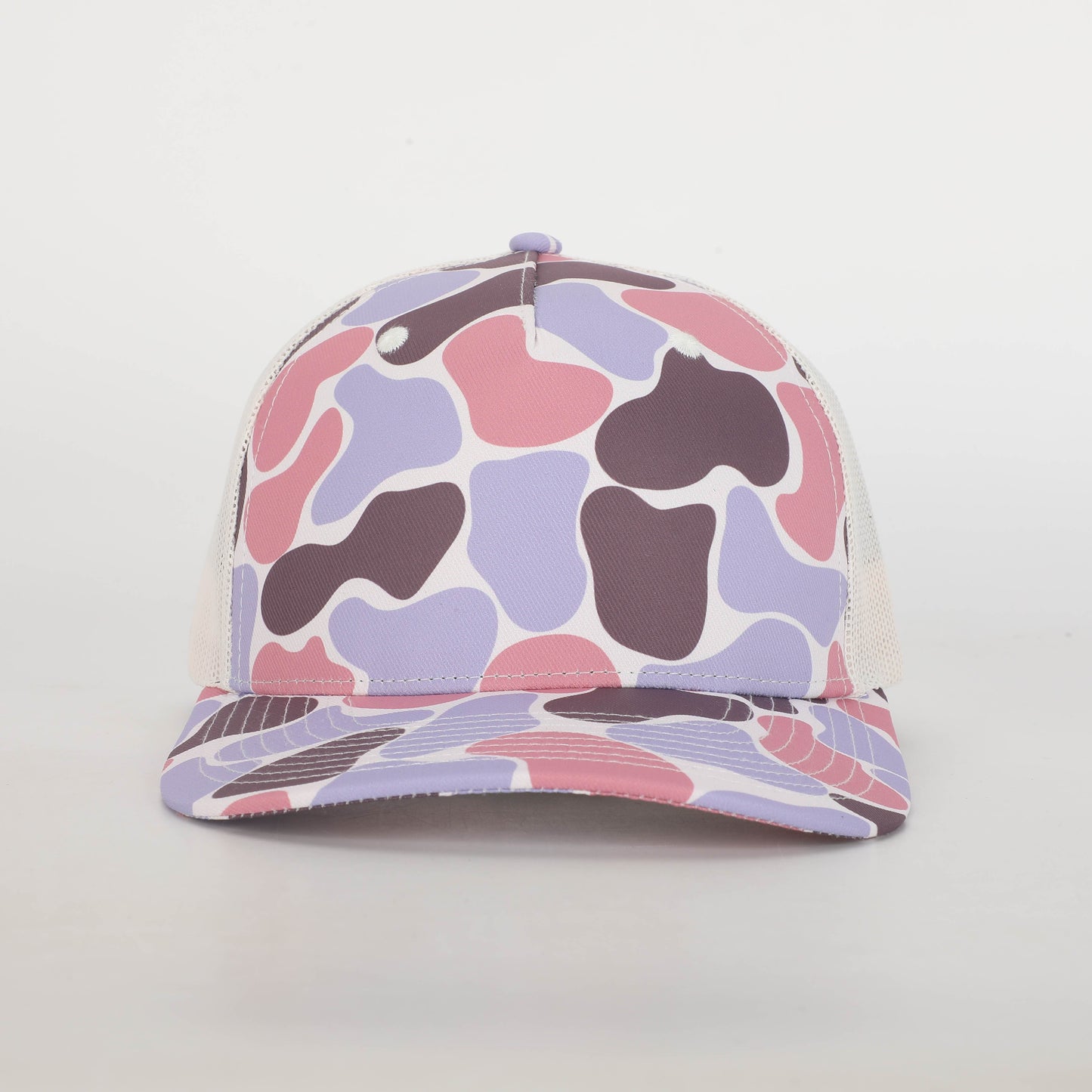 Coral Tide Creeper Duck Camo Five Panel Trucker Hat Von Burton Supply