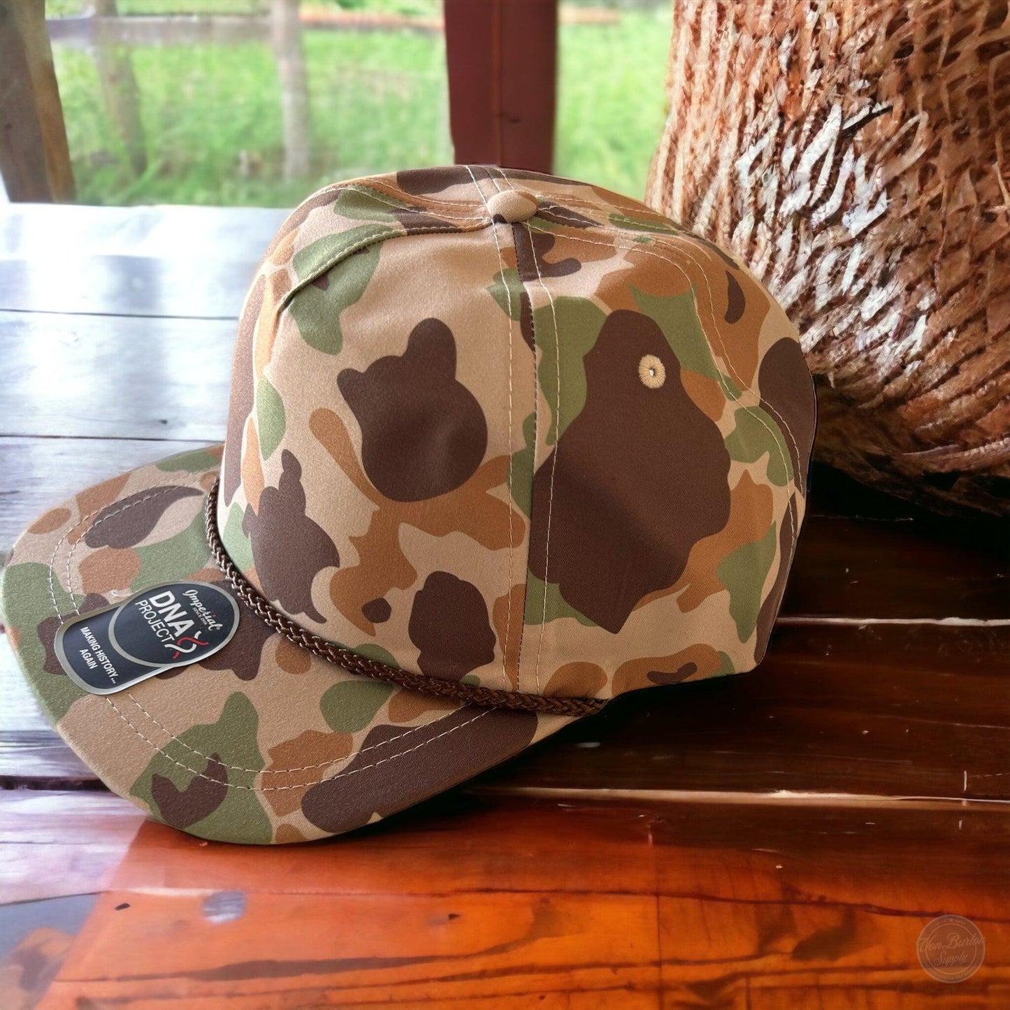 Imperial DNA Frog Camo Brown Rope Hat Hat Imperial
