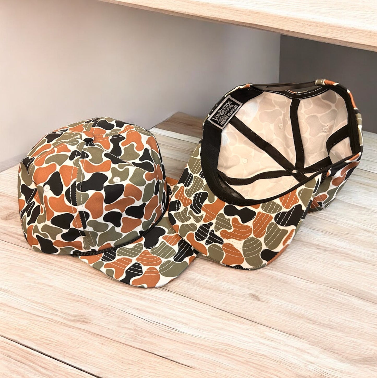 Salmon Creek Duck Camo Rope Hat Blank Camo Rope Hat Von Burton Supply