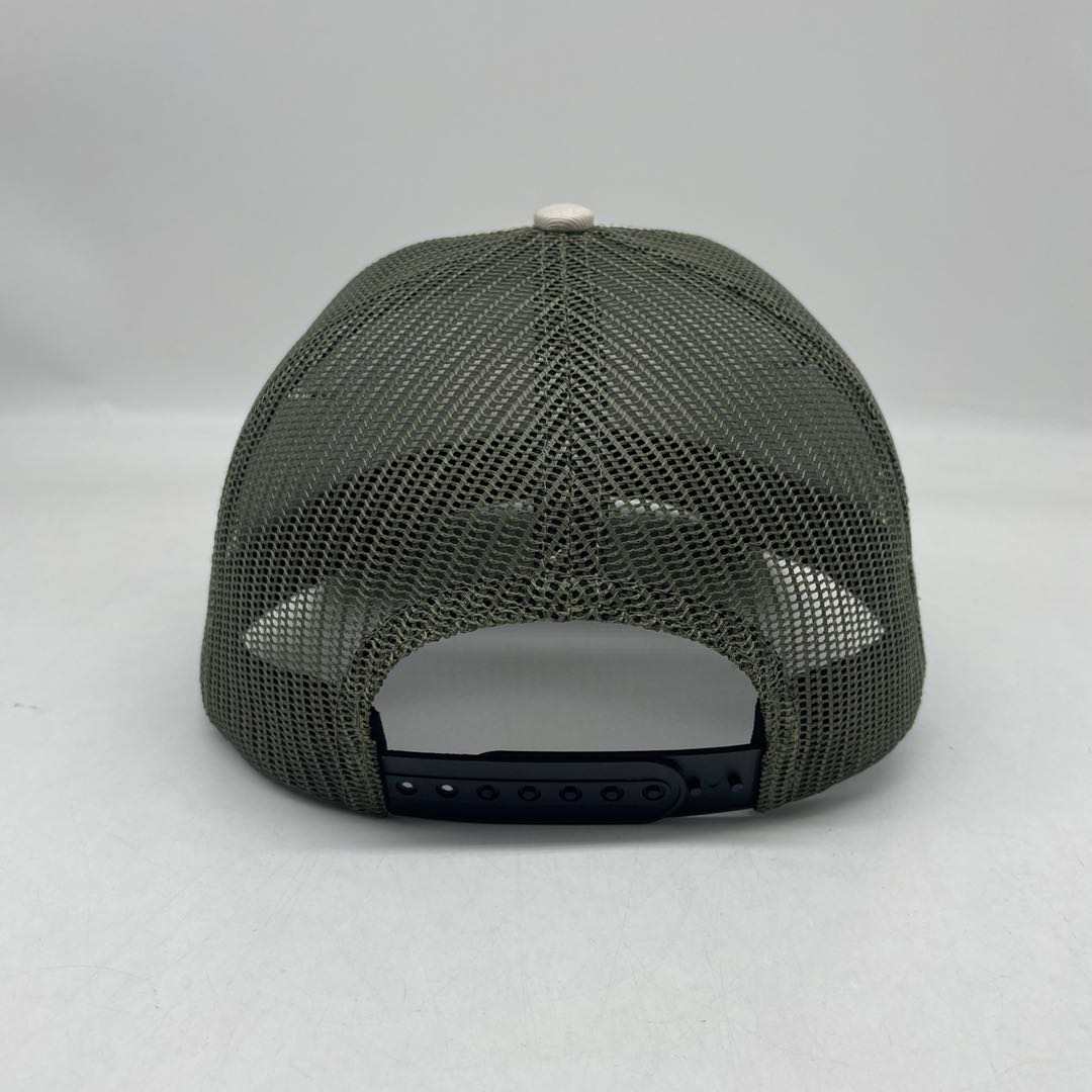 Custom Vintage Duck Camo 6 Panel Leather Patch Hat Aspen Camo Hat Von Burton Supply