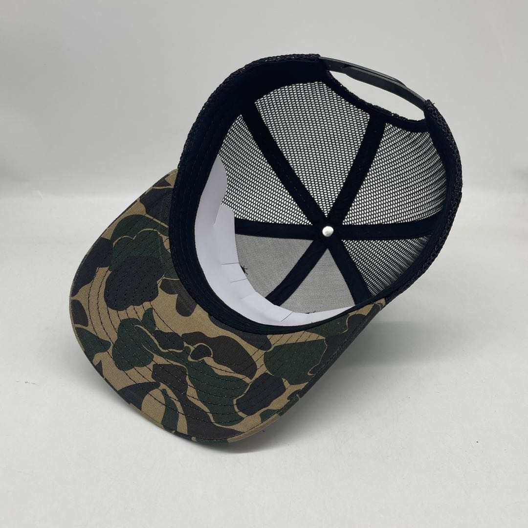 Retro Duck Camo 6 Panel Trucker Hat Platte River Camo Hat Von Burton Supply