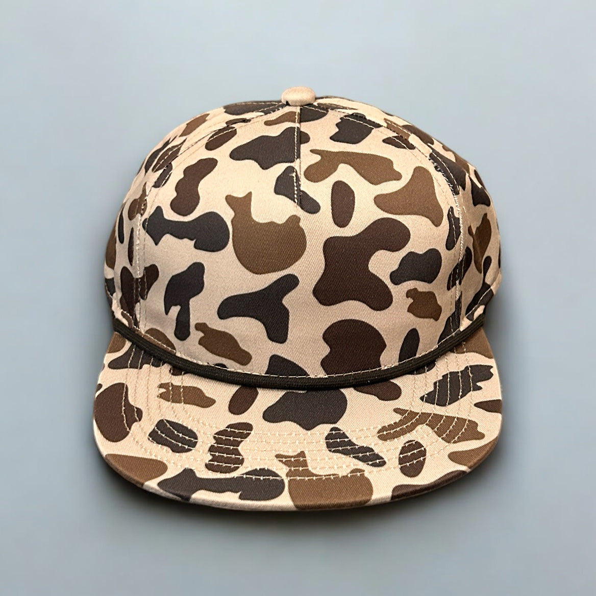 Custom Duck Camo Rope Hat Blue Mountain Camo Rope Hat Von Burton Supply