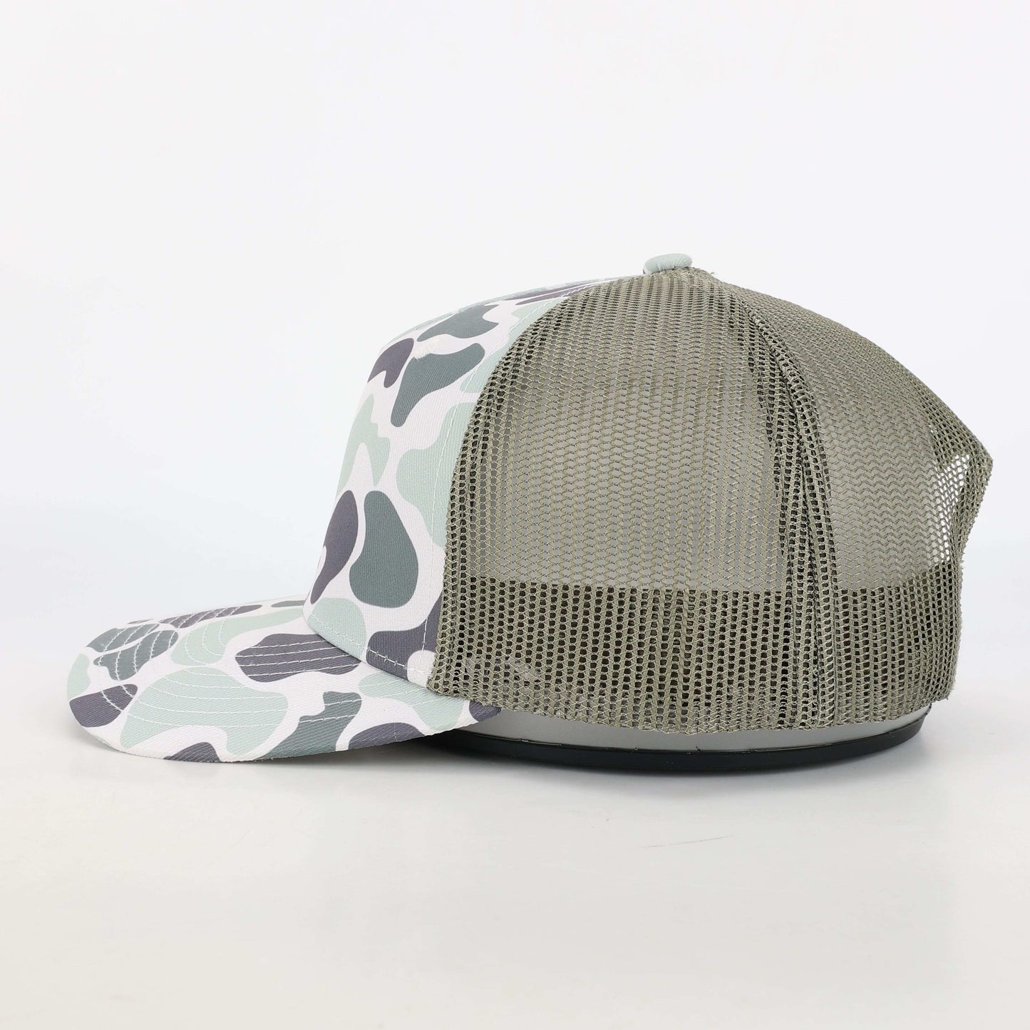 Duck Camo Trucker Hat Marsh Creeper Sage Von Burton Supply