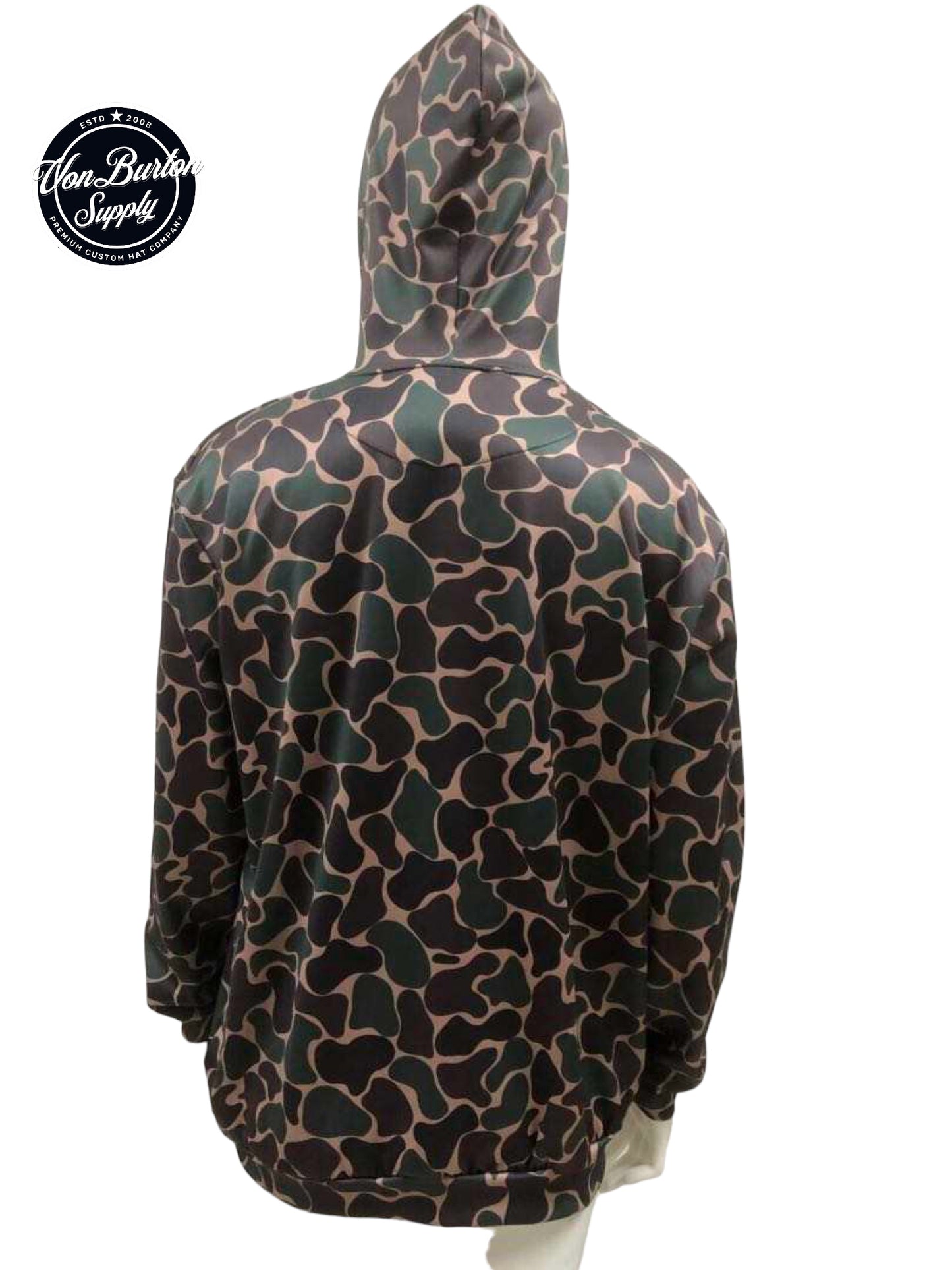 Vintage Duck Camo Hoodie Rocky Creeper  Von Burton Supply